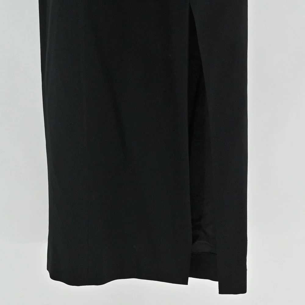 Vtg Morton Myles Dress Size 10‎ Whimsigoth Dark Romantic Gown Formal Maxi Slit - Picture 10 of 13